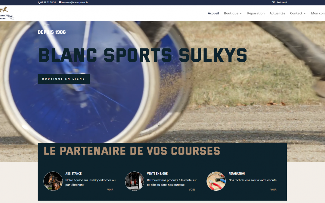 Blanc -sports-sulkys.com